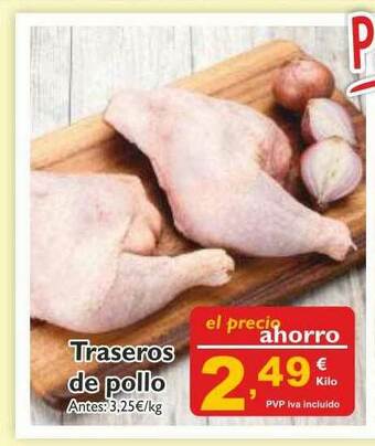 Cash Ecofamilia Traseros De Pollo oferta