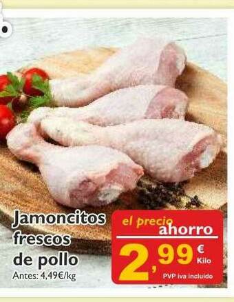 Cash Ecofamilia Jamoncitos Frescos De Pollo oferta