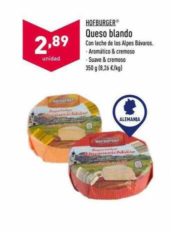 ALDI Queso Blando oferta