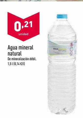 ALDI Agua Mineral Natural oferta