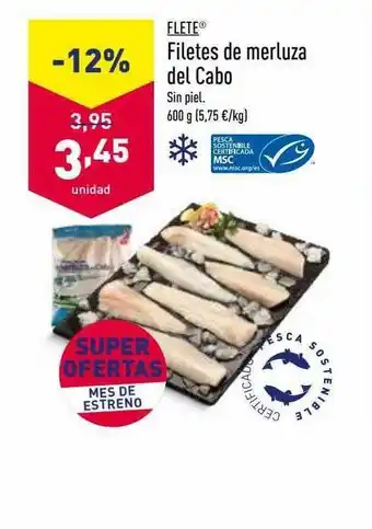 ALDI Filetes De Merluza Del Cabo oferta