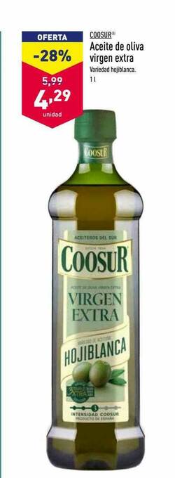 ALDI Aceite De Oliva Virgen Extra oferta