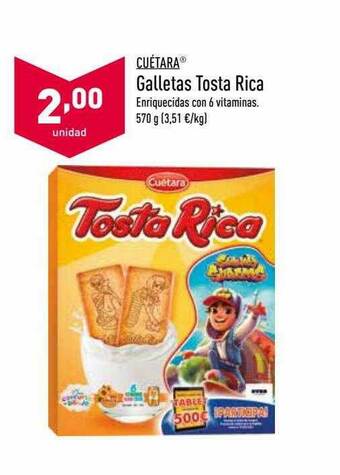 ALDI Galletas Tosta Rica oferta