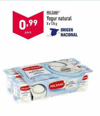 ALDI Yogur Natural oferta