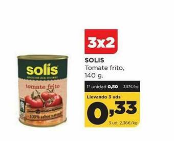 Alimerka Solis Tomate Frito oferta