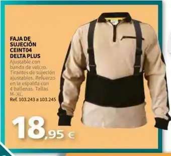 Coferdroza Faja De Sujeción Ceint04 Delta Plus oferta