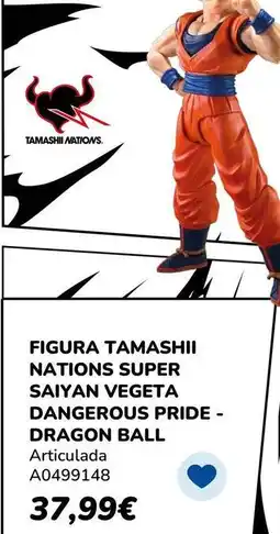 Juguettos Dragon ball - figura tamanii nations super saiyan vegetal oferta