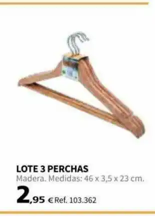 Coferdroza Lote 3 Perchas oferta