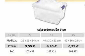 Coferdroza Caja Ordenación Blue oferta