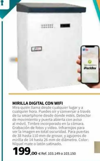 Coferdroza Mirlla Digital Con Wifi oferta