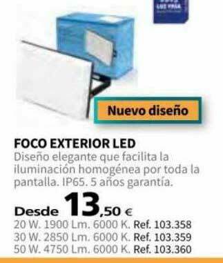 Coferdroza Foco Exterior Led oferta
