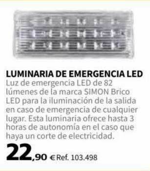 Coferdroza Luminaria De Emergencia Led oferta