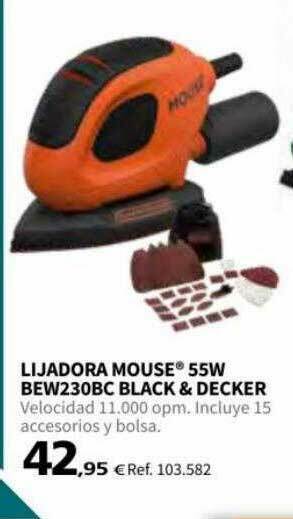 Coferdroza Lijadora Mouse 55w Bew230bc Black & Decker oferta