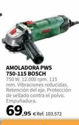 Coferdroza Amoladora Pws 750-115 Bosch oferta