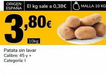 Supeco Patatas sin lavar oferta
