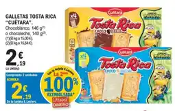 E.Leclerc Cuétara Galletas Tosta Rica oferta