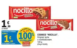 E.Leclerc nocilla cookies original oferta