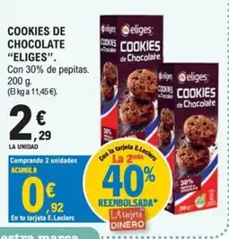 E.Leclerc eliges cookies de chocolate oferta