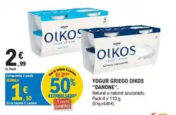 E.Leclerc Danone yogur griego oikos oferta