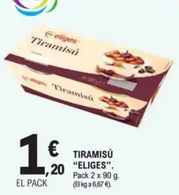 E.Leclerc Eliges tiramisú oferta