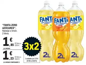 E.Leclerc Fanta zero azúcares oferta