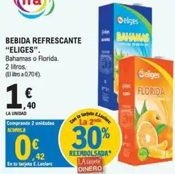 E.Leclerc Eliges bebida refrescante oferta