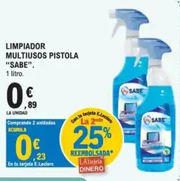E.Leclerc Sabe limpiador multiusos pistola oferta