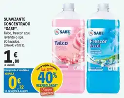 E.Leclerc Sabe suavizante concentrado oferta