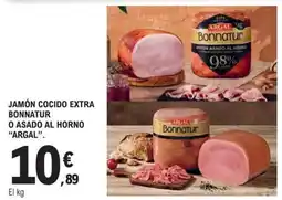 E.Leclerc Argal jamón cocido extra bonnatur o asado al horno oferta