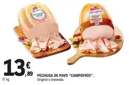 E.Leclerc Campo Frío pechuga de pavo oferta