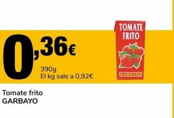 Supeco Tomate frito garbayo oferta