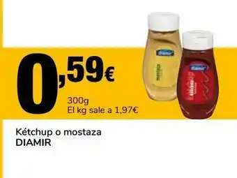 Supeco Ketchup o mostaza diamir oferta