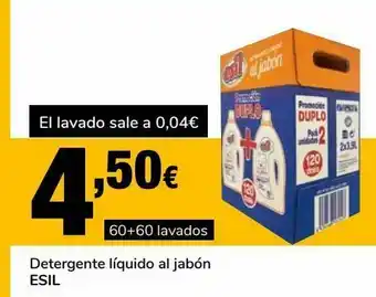Supeco Detergente líquido al jabón esil oferta