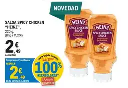 E.Leclerc Heinz salsa spicy chicken oferta