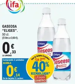 E.Leclerc Eliges gaseosa oferta