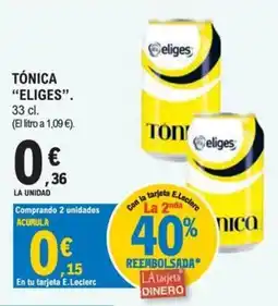 E.Leclerc Eliges tónica oferta