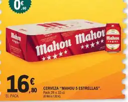 E.Leclerc Mahou 5 Estrellas oferta