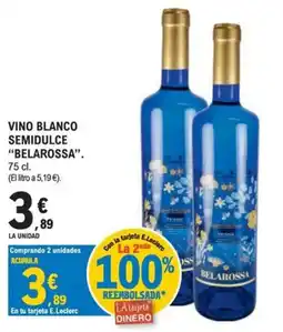 E.Leclerc Belarossa vino blanco semidulce oferta