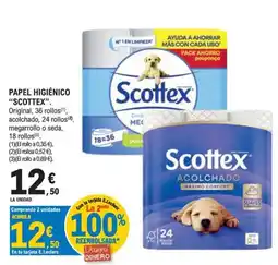E.Leclerc Scottex papel higiénico oferta