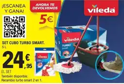 E.Leclerc vileda set cubo turbo smart oferta