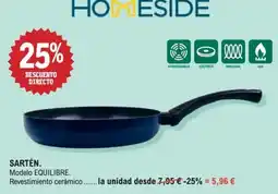 E.Leclerc Homeside sartén modelo equilibre oferta