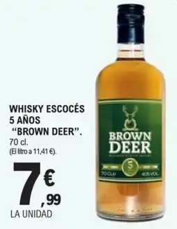 E.Leclerc Brown Deer whisky escocés 5 años oferta
