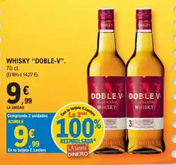 E.Leclerc Doble-V whisky oferta