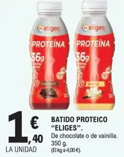 E.Leclerc Eliges batido proteico oferta