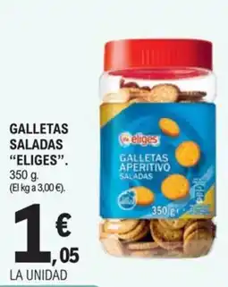 E.Leclerc eliges galletas aperitivo saladas oferta
