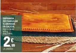 E.Leclerc empanada rectangular elaborada en galicia oferta