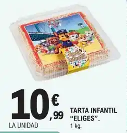 E.Leclerc Tarta infantil "eliges" oferta