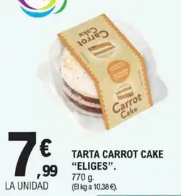 E.Leclerc Eliges tarta carrot cake oferta