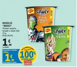 E.Leclerc Maggi saucy noodles oferta