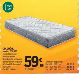 E.Leclerc Colchón. Modelo Torres. oferta